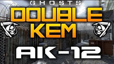 DOUBLE KEM STRIKE W/ AK-12 ON FREIGHT! (Call of Duty Ghost: Double KEM Strike Gameplay/Commentary)
