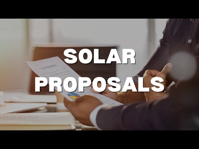 Harmon Solar Podcast | The Solar Proposal