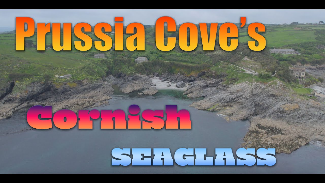 ⁣Is there sea glass at this hidden Cornish cove?