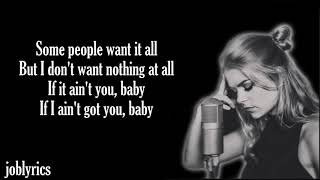 Alicia Keys - If Ain&#39;t Got You (Lyrics) (Davina Michelle cover)