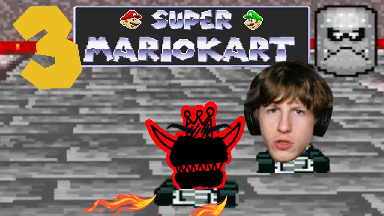 Jetzt lacht ElRon nicht mehr 😌 (bin trotzdem schlecht) | Super Mario Kart 3