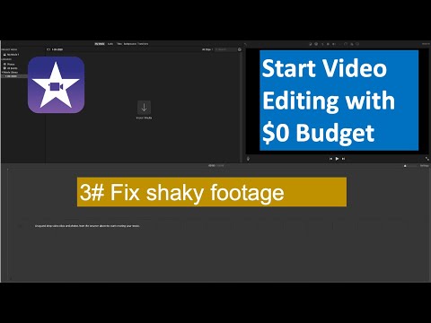 Fix and reduce shaking in footage using iMovie