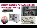 Carrier Ac Ductable 8.5 ton indoor to Outdoor Complete wairing in Hindi /Urdu