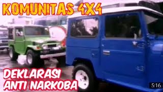 Komunitas 4x4 Padang 'Deklarasi Millennial Anti Narkoba' || AUTO ZOOM