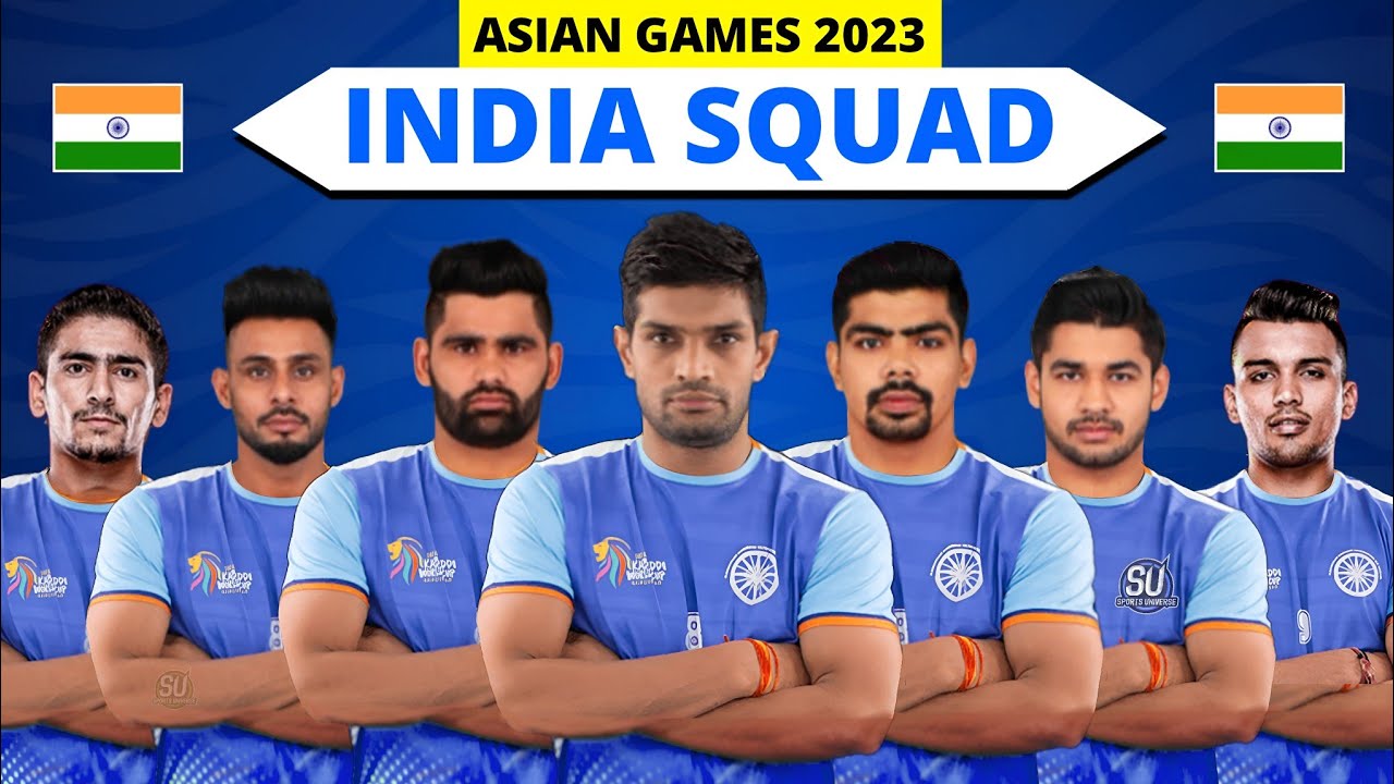 Asian Games 2023 India Full Squad Team India Full Squad for Asian