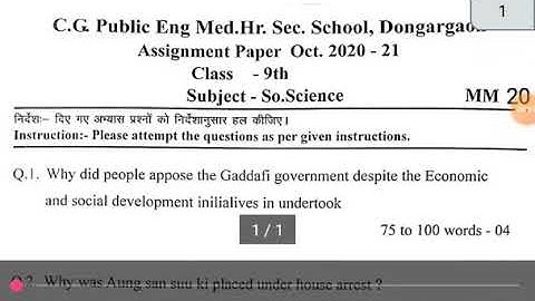 Class 9 social science assignment-2 explain pdf