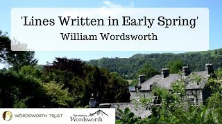 'Lines Written in Early Spring' by William Wordsworth