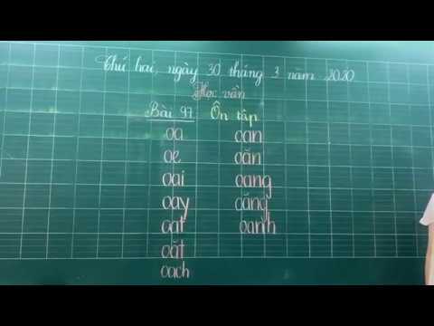 [Tiếng Việt - Lớp 1] Học vần: Ôn tập - Tuần 23