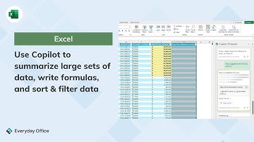 Use Microsoft 365 Copilot for Everyday Excel Functions | Everyday Office