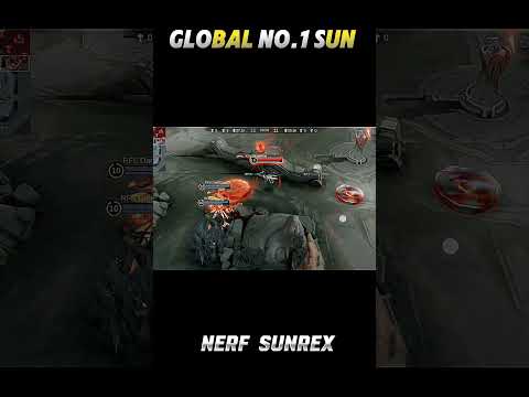 GLOBAL NO.1 SUN NERF SUNREX #mobilelegends #sunmlbb #GOLDLANESUN#sunnewbuild #ÇOKPARDON