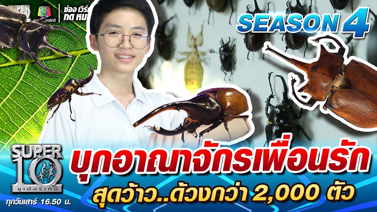 บุกอาณาจักรเพื่อนรัก สุดว้าว..ด้วงกว่า 2,000 ตัว | SUPER 10 SS4