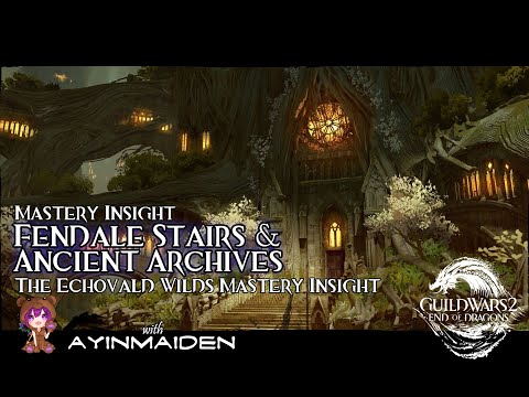 GW2 - Echovald Wilds Insight: Fendale Stairs & Ancient Archives
