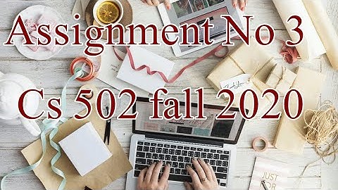 CS 502 Assignment No 3 Soultion with file-BY VR-VU