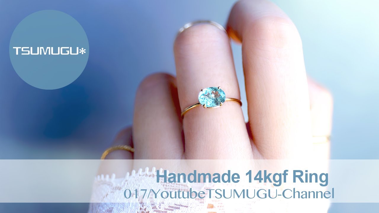 14kgf スカイカイヤナイトのリング - TSUMUGU GALLERY | minne byGMO