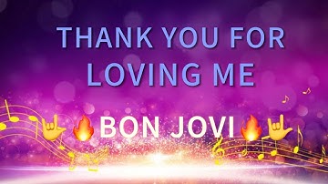 THANK YOU FOR LOVING ME || BON JOVI || Covered By Abie GOOD CHannel 
