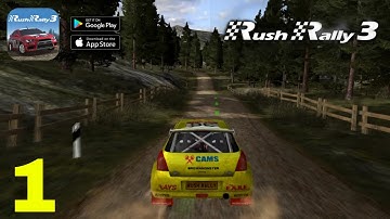 Rush Rally 3 Gameplay Walkthrough Part 1 - Offline (Android/iOS)