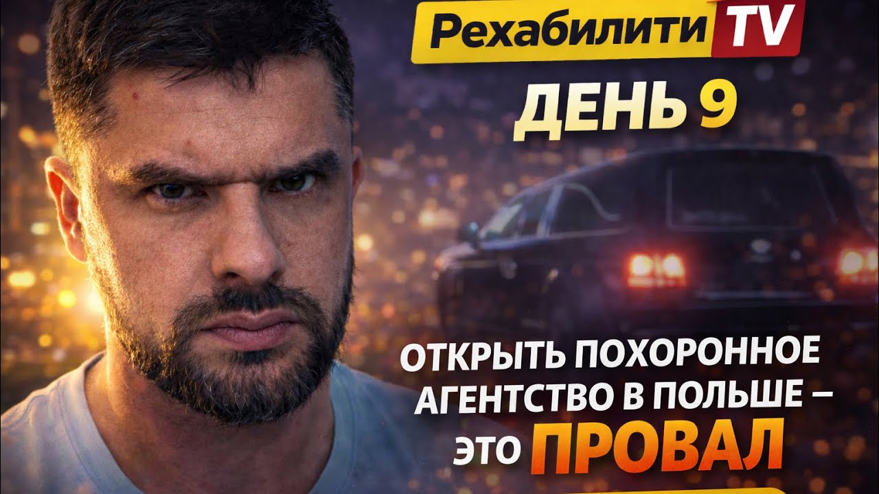 Открыл похоронное агентство в Польше — и не заработал ни злотого. День 9 | РехабилитиTV