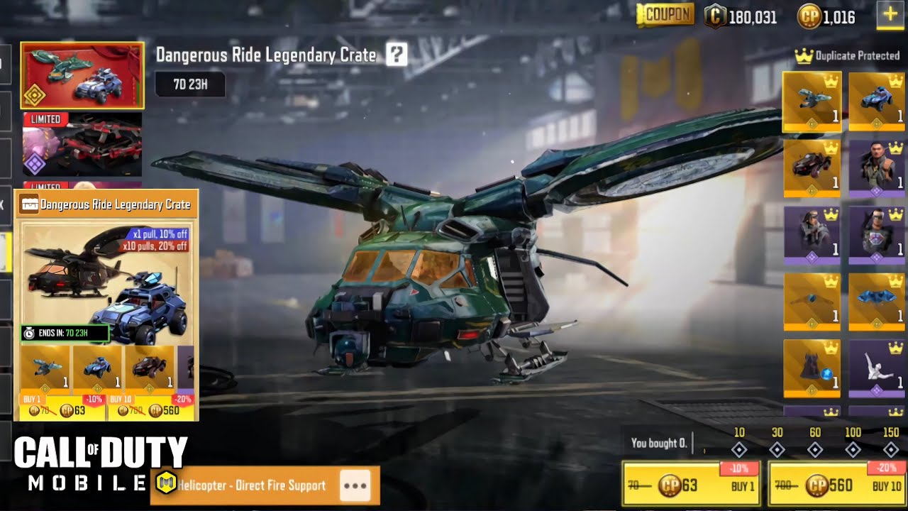 Codm Riding In Motor Dangerous Ride Legendary Crate COD Mobile | Epic Character Blackjack ...