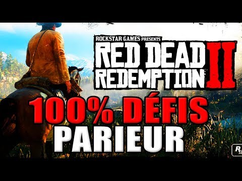 RED DEAD REDEMPTION 2 : 100% wyzwania - 10 wyzwań hazardzisty