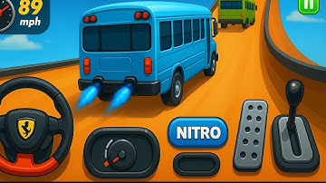 Crazy Bus Mega Ramp Impossible Racing Bus Stunts Impossible Tracks Android Gameplay Video P-08