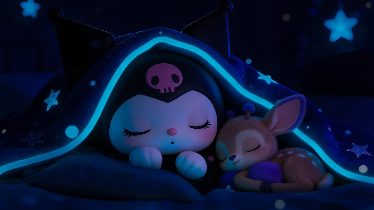 Sleepy Kuromi Good Night 🌙 Cozy Sleep Music for Sweet Dreams