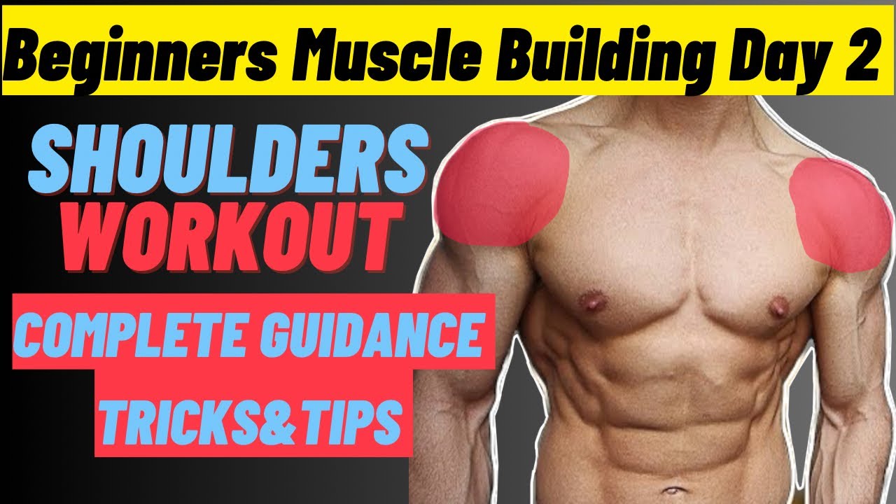 Muscle Building Workout DAY 2 Shoulders workout TALHA SHAH YouTube