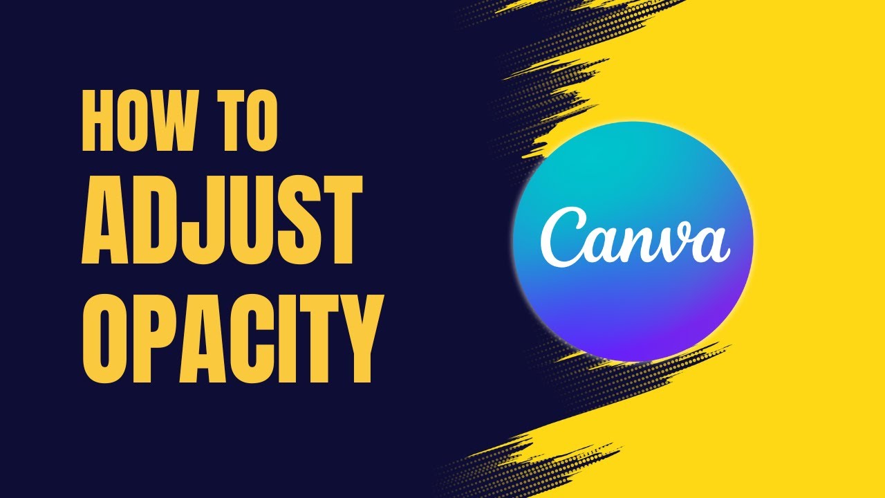 Как настроить непрозрачность в Canva