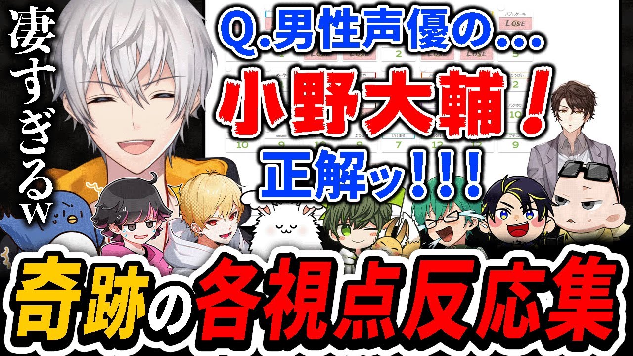 クイズ大会でめーやが起こした奇跡の反応集を見るアベレージ【切り抜き】