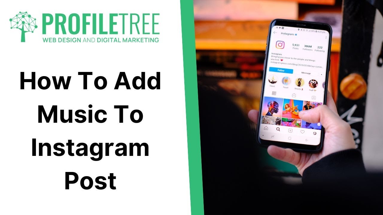 How To Add Music To Instagram Post | Instagram | Instagram Marketing ...