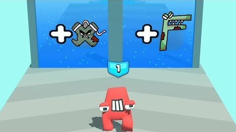 MERGE Alphabet Lore Run | Unlock New Letter abcdefghijklmnopqrstuvwxyz Part 8