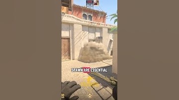 Mirage B rush smokes from spawn! 🏃‍♂️ #cs2 #mirage #counterstrike