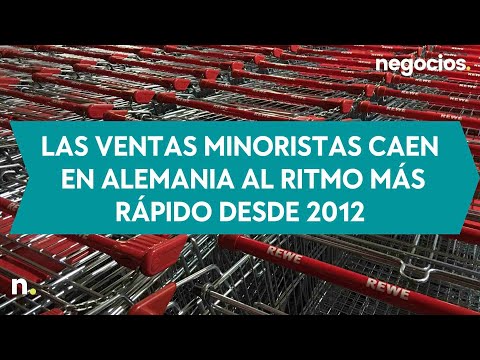Las ventas minoristas caen en Alemania al ritmo m&aacute;s r&aacute;pido desde 2012