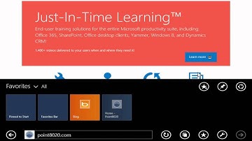 How to Use the Modern UI Style Internet Explorer