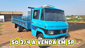 CAMINHÕES MERCEDES BENS 3/4 A VENDA EM SÃO PAULO , OUTUBRO 2025 DETALHES NO VÍDEO