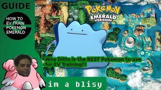 How to EV Train in Pokemon Emerald quickly