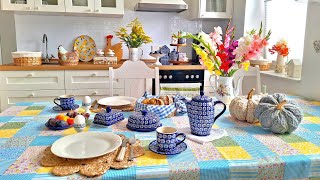 Slow Living in Retirement / Cozy Summer Days / Fabric Pumpkins