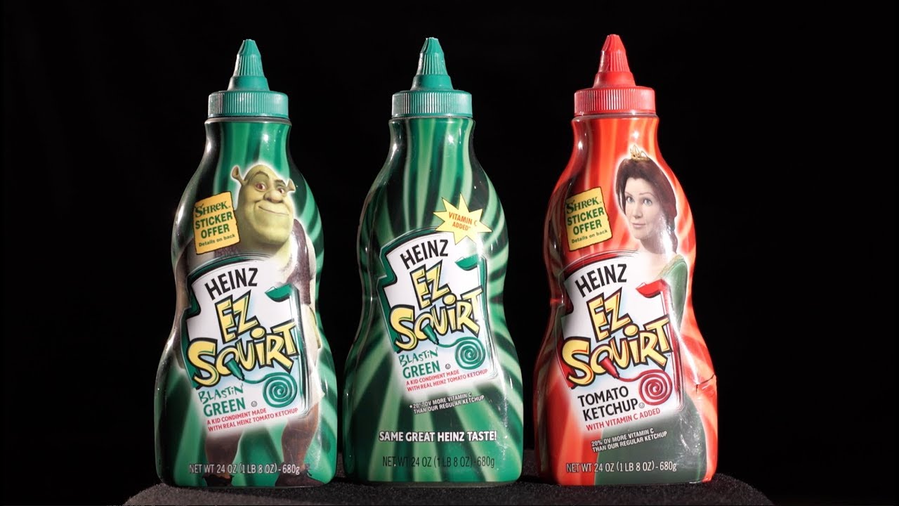 Ez squirt ketchup release