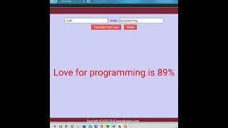 Test Your Love Using Love Calculator | Love Calculator Using HTML, CSS and JavaScript screenshot 4