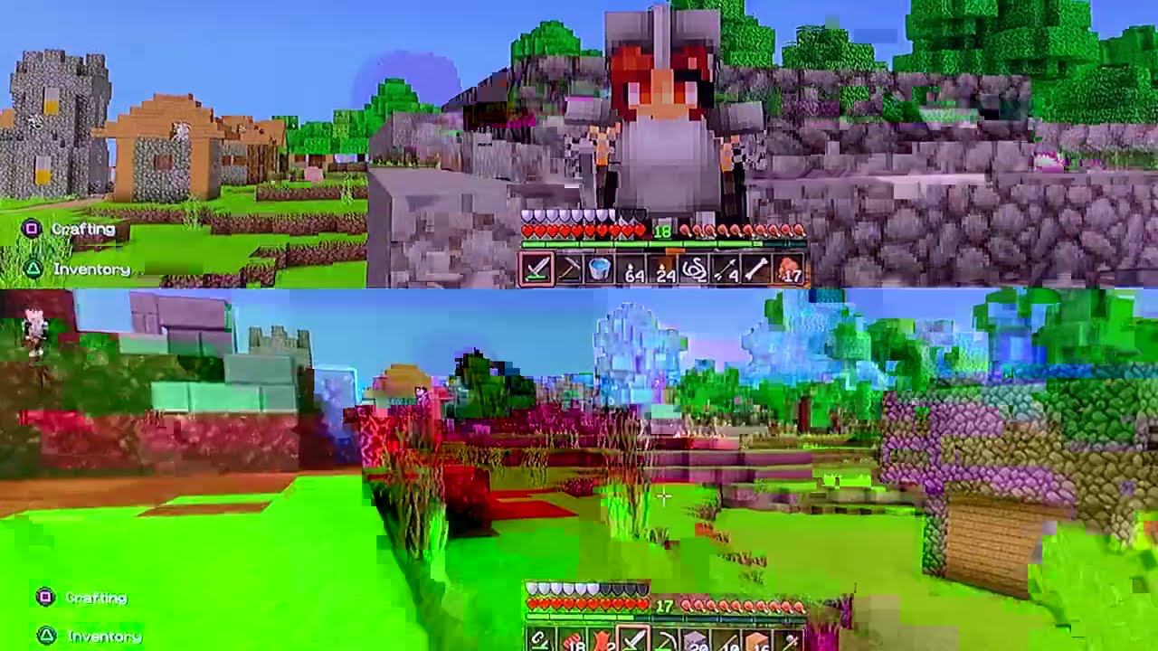 Lynx and Touma let’s play Minecraft hardcore part 4 WHAT THE HELL ...