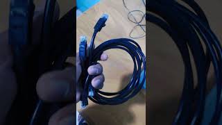 Cat6 RJ45 network patch cable. #networkcable #patchcable #server #computernetwork #cctv