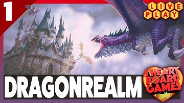 Dragonrealm, from Gamewright, 2p playthrough | Live Play Session 1