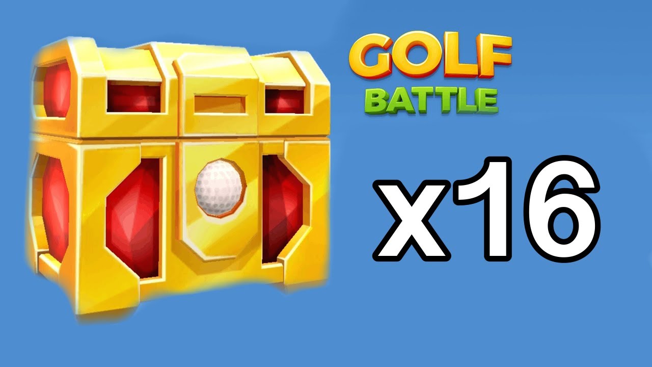 Golf Battle Opening 16 VIP Chests! Wolf Club Upgrade 🤩 YouTube