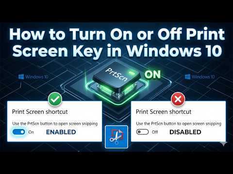 How to Turn On or Off Print Screen Key in Windows (video thumbnail)