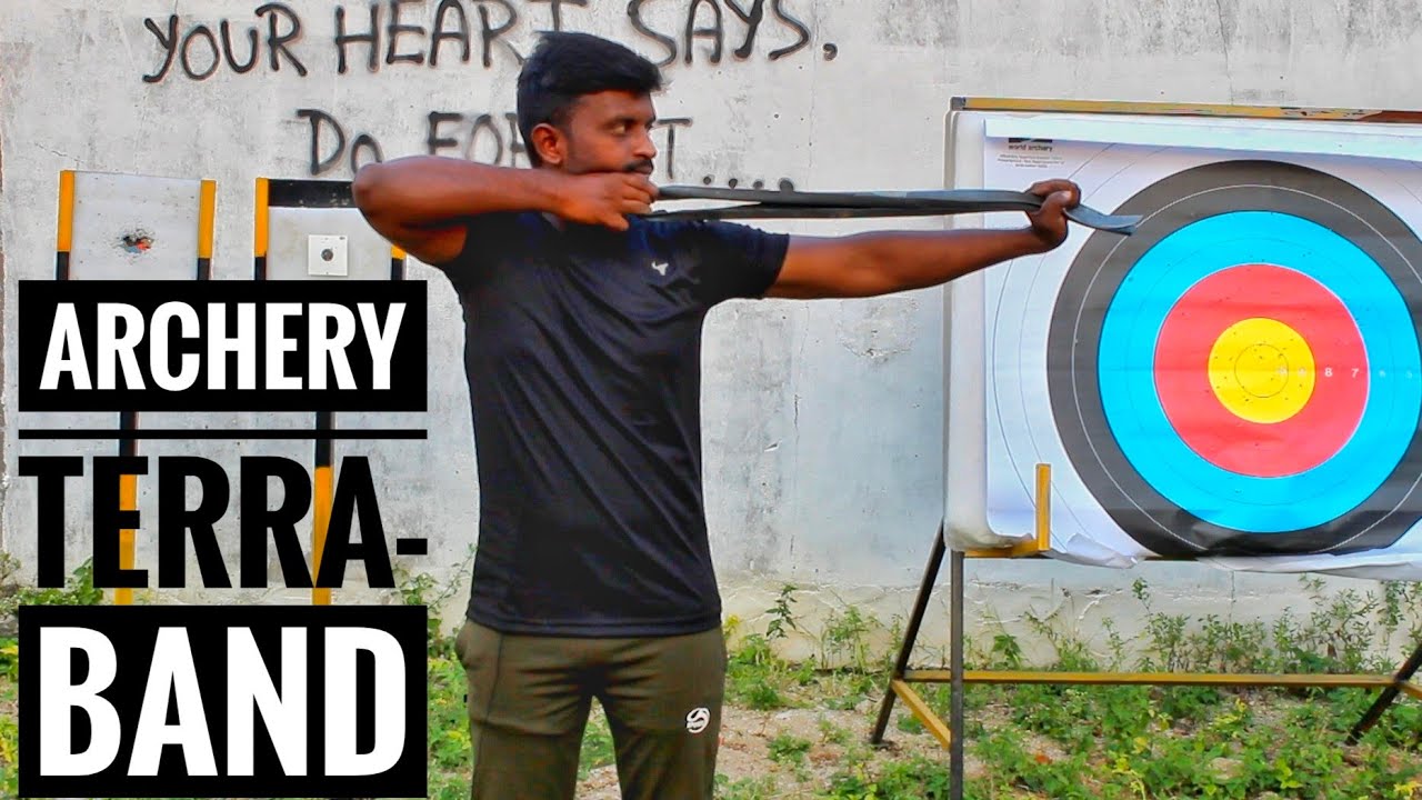 Archery TerraBand How to use & Make easily in Tamil archery shooting