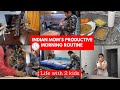 INDIAN MOM 5AM BUSY MORNING ROUTINE~WEIGHT LOSS BREAKFAST RECIPE~INDIAN MOM VLOGGER~ REAL HOMEMAKING