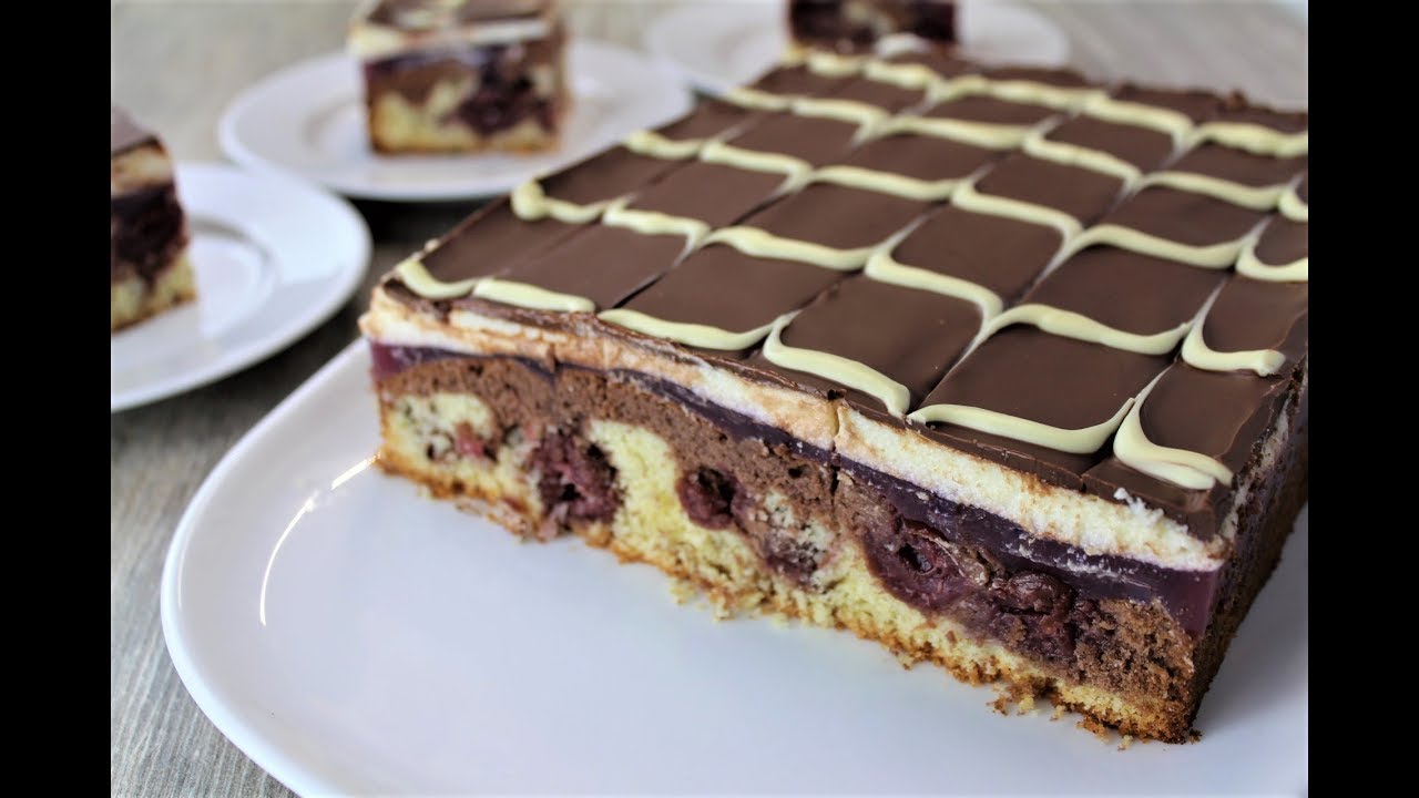 Безумно вкусный Торт "Дунайские Волны" 🔶 " Donauwelle "