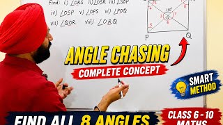 Find All Missing Angles in a Rectangle | Geometry Class 6–10 | Maths Puzzle | #rectangle #class8math