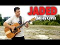 Miley Cyrus - Jaded - Fingerstyle Guitar Cover (TAB)