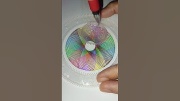 Multicolor #satisfying #spirograph #art #oddlysatisfying #spirography #relaxing #drawing #asmr
