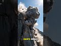 Workers Suspended 500 Feet Carving Mount Rushmore #Shorts #Incredible